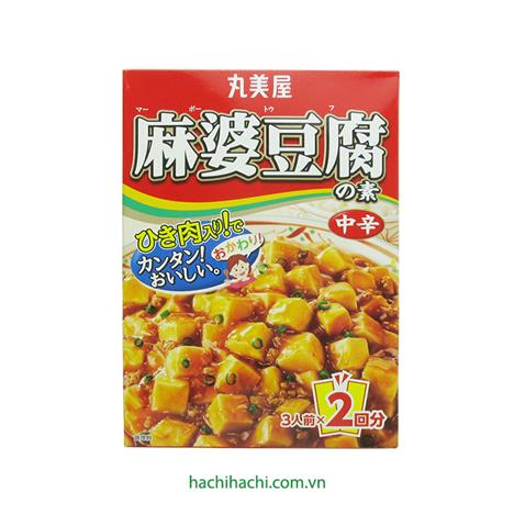 Sốt tương làm Đậu hũ Tứ Xuyên Marumiya vị cay vừa 162g 