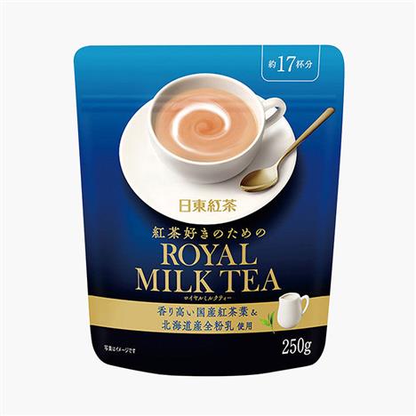 Bột trà sữa Hoàng gia Nittoh 250g, sử dụng 100% sữa nguyên kem Hokkaido