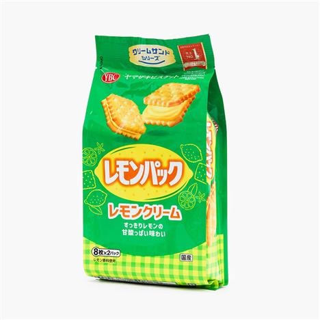 Bánh quy YBC nhân kem chanh 148.8g(8 cáix2 gói)