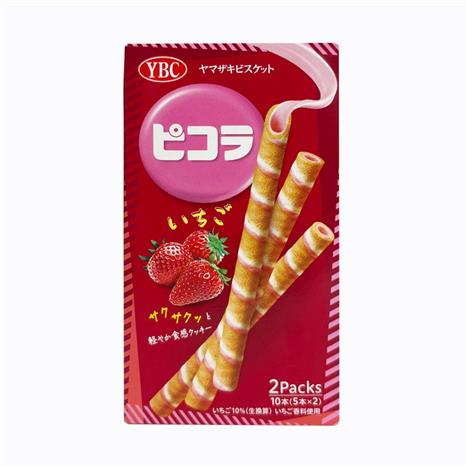 Bánh quế YBC Picola vị dâu 49g (5 cái x 2 gói)