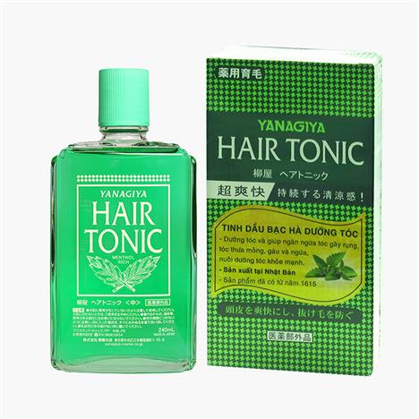 Tinh dầu Bạc hà dưỡng tóc Yanagiya Hair Tonic 240ml (ngăn tóc gãy rụng)