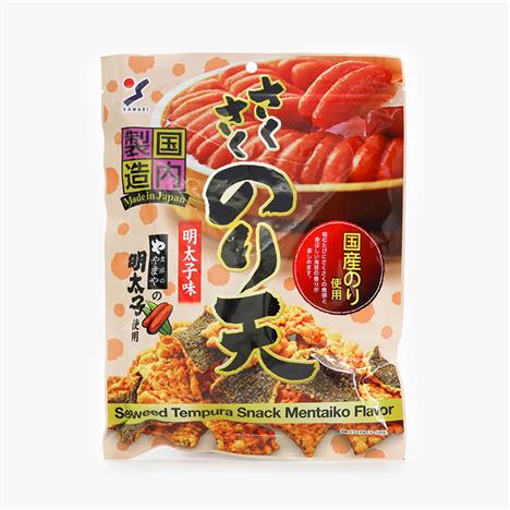 Snack Tempura rong biển Nhật Bản vị trứng cá Mentaiko Yamaei 63g