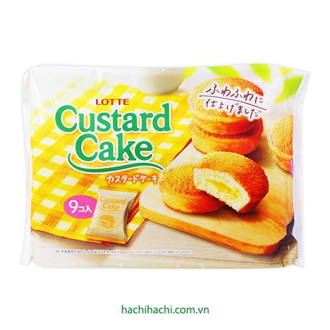 Bánh Custard Nhật Lotte 243g (9 cái)
