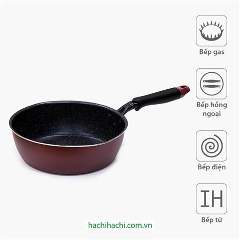 Chảo chống dính đá hoa cương 24cm sâu lòng
