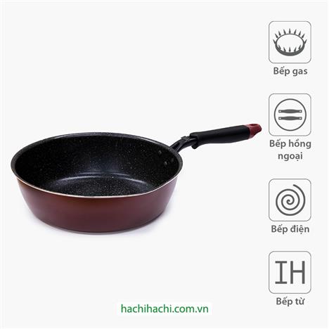 Chảo chống dính đá hoa cương 28cm sâu lòng