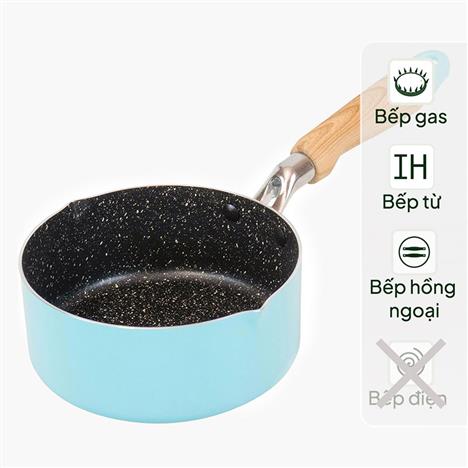 Quánh chống dính đá hoa cương Wahei Freiz 16cm, dùng được bếp từ