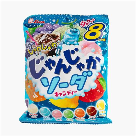 Kẹo Soda vị Trái Cây tổng hợp Lion 114g (8 vị)