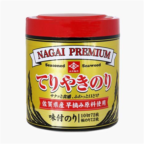 Rong biển tẩm gia vị Teriyaki Nagainori 133g (72 miếng)