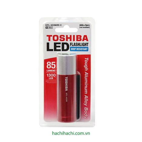 Đèn pin Toshiba Led Flashlight KFL-403M (Đỏ) 