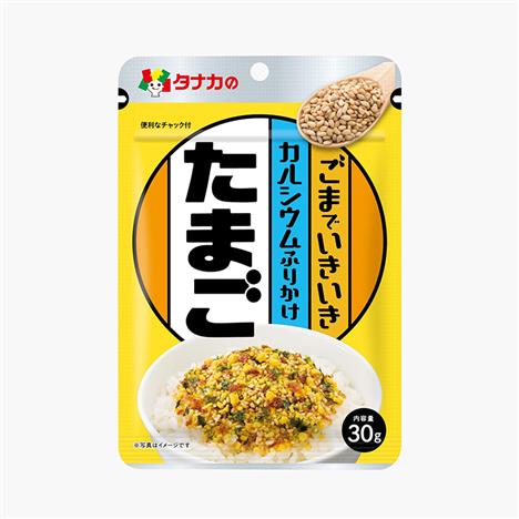 Gia vị rắc cơm vị trứng gà Tanaka 30g, bổ sung Canxi 
