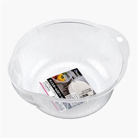 Rổ nhựa Nhật Bản, rổ vo gạo, rửa trái cây  Inomata 21.4cm