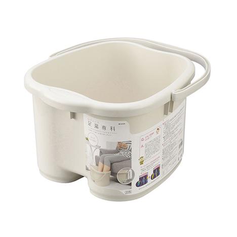 Xô ngâm massage chân 12L (Màu kem)