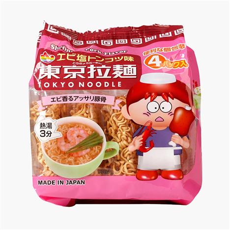 Mì ăn liền Tokyo vị tôm thịt 4 gói (112g)