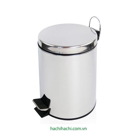 Thùng rác inox Pearl Metal đạp chân 5L  