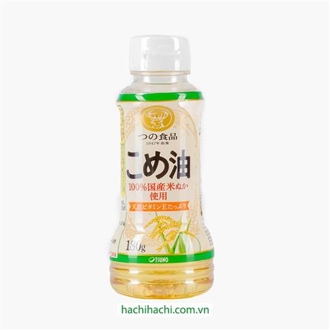 Dầu gạo Nhật Bản nguyên chất Tsuno 180g (196ml)