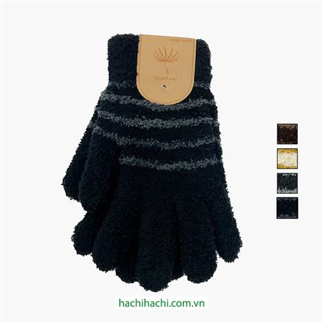 Bao tay, găng tay lông mềm sọc ngang (Nhiều mẫu) -Giao mẫu ngẫu nhiên