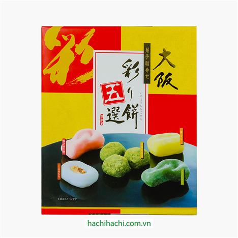 Bánh mochi Irodori 5 vị 21 cái 413g