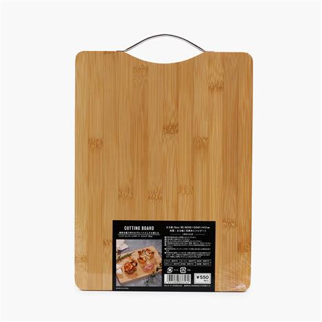 Thớt gỗ tre chữ nhật có móc treo 35x24cm