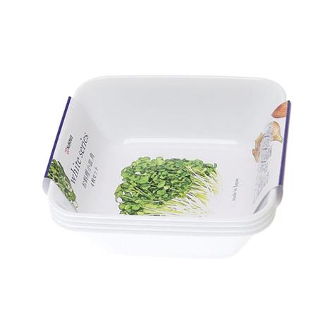 Đĩa nhựa Nhật Bản dùng được lò vi sóng Nakaya 12x12cm (4 cái)