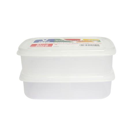 Hộp đựng thực phẩm Nhật Bản trữ đông, trữ mát, dùng lò vi sóng Nakaya 450mlx2