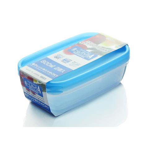 Hộp đựng thực phẩm Nhật Bản trữ đông, trữ mát, dùng lò vi sóng Nakaya 800mlx2