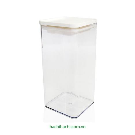 Hộp nhựa đựng thực phẩm 1.5L Nắp trắng