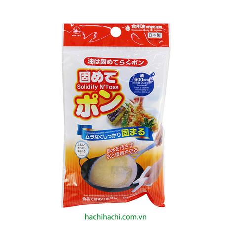 Chất làm đông dầu mỡ thừa 20gx3 gói