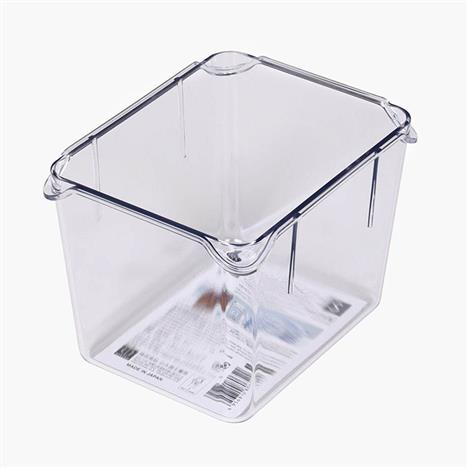 Khay tủ lạnh, khay đựng đồ ngăn tủ Nhật Bản Kokubo  trong suốt 14x11cm