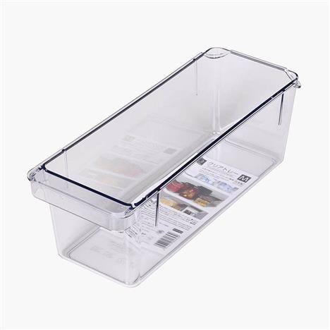 Khay tủ lạnh, khay đựng đồ ngăn tủ Nhật Bản Kokubo dạng ngăn kéo trong suốt 11x30cm