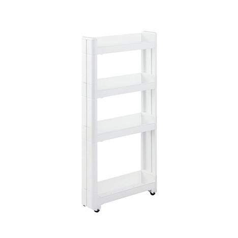 Kệ để đồ đa năng 4 tầng có bánh xe 10.5x45cm