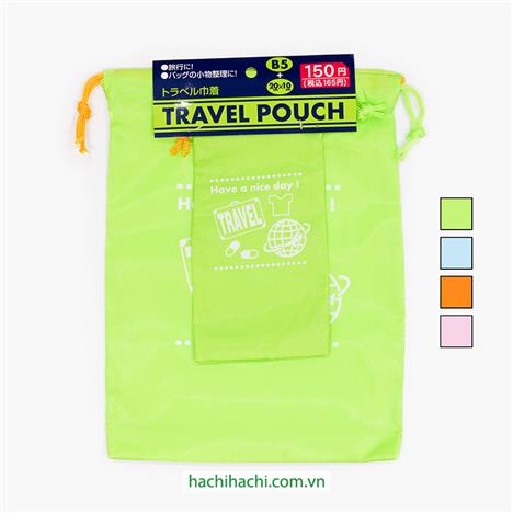 Túi dây rút du lịch 2 cái 28.5x22cm, 20x10cm (Nhiều mẫu)-Giao mẫu ngẫu nhiên