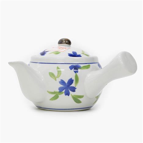 Ấm sứ pha trà 400ml Hoa Sakura xanh (Kèm lưới lọc)