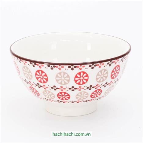Chén sứ 11.6cm, dùng được lò vi sóng (Đỏ)