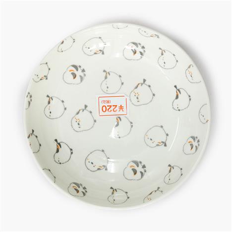 Đĩa sứ 16.7cm, đĩa gốm sứ sâu lòng (Chim Shimaenaga), dùng được lò vi sóng