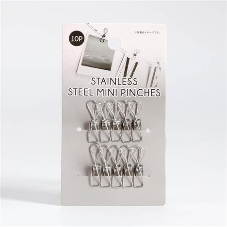Móc kẹp vật dụng inox 3.2cm 10 cái