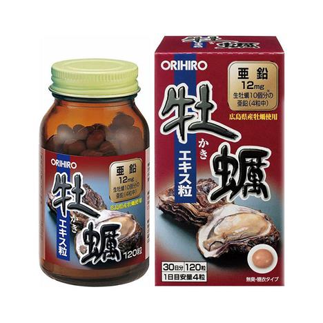 TPBVSK: Viên uống Orihiro New Oyster Extract Nhật Bản 120 viên, tăng đề kháng, cải thiện sinh lý nam