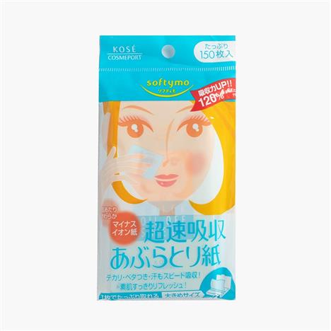Giấy thấm dầu nhanh Kose Softymo 150 miếng