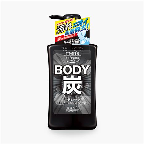 Sữa tắm than hoạt tính cho nam Kose Softymo 550ml
