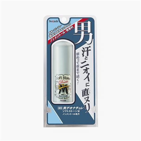 Lăn khử mùi đá khoáng cho nam Soft Stone 20g (Không bạc hà)