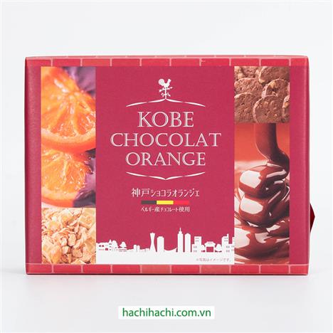Bánh quy socola cam Kobe 190g (14 cái)