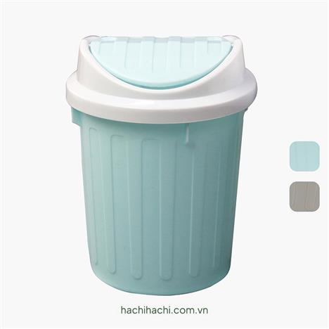 Thùng rác mini nắp xoay 13.7x17.2cm (Nhiều mẫu)-Giao mẫu ngẫu nhiên