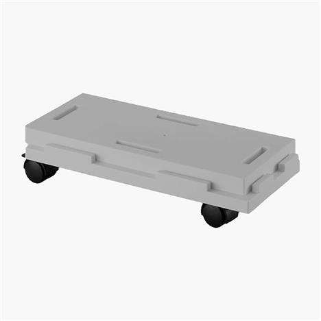 Đế lót kệ, vật dụng có bánh xe chịu lực 20kg 14.6x31.2cm, có thể gắn kết hợp tạo tấm đế lớn