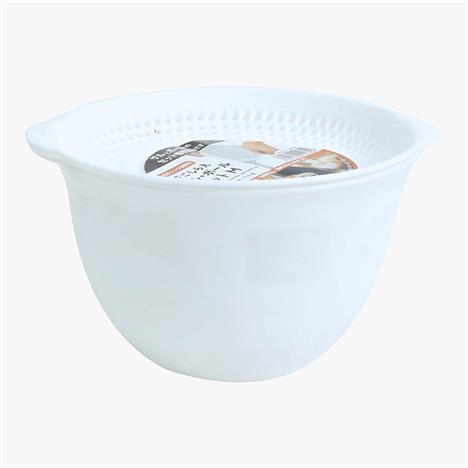 Bộ thau rổ nhựa Nhật Bản BPA Free 1.1L