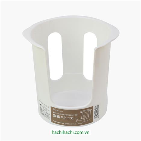 Khay để tô chén đĩa cất gọn Sanada Nhật Bản 14.9x15cm