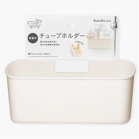 Giá để kem đánh răng, sữa rửa mặt kèm móc hít 22x7.5cm