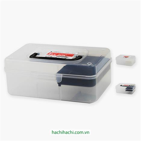 Hộp đựng vật dụng, dụng cụ có quai xách Sanada 17.9x11.5cm
