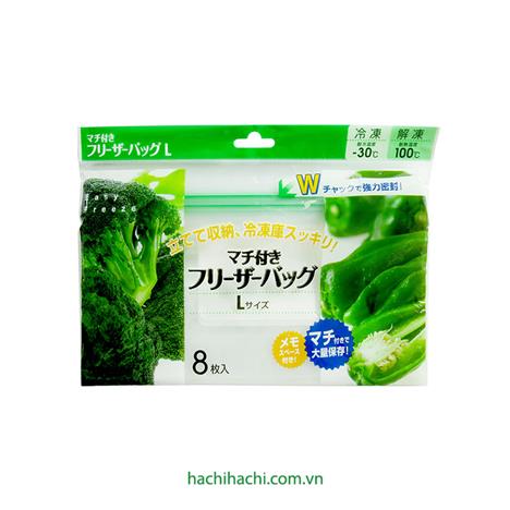 Túi zip đựng thực phẩm size L 8 cái 