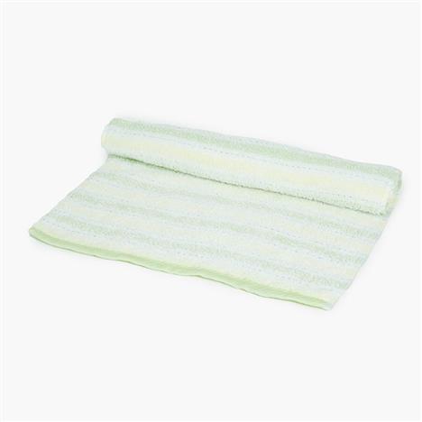 Khăn vải cotton Nhật Bản Nissen 33x84cm Senshu Fresh Border T-250GR Green