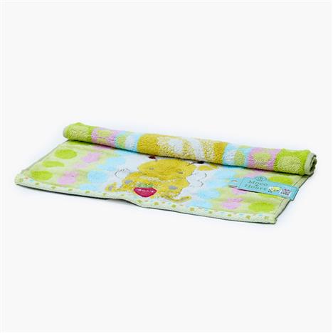 Khăn vải cotton Nissen 34x34cm Moco Heart Moco Macaron FS-4545Y Yellow