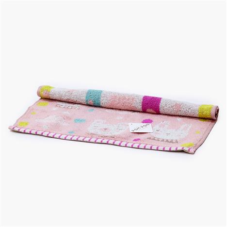 Khăn vải cotton Nissen 34x34cm Pom Pon Funifuni PP-2516P Pink